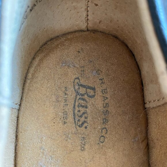 BASS-SHEENA BLACK LEATHER WOMEN SLIP ON WEDGE NURSING SHOES - Picture 7 of 9